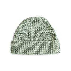 Mushie Chunky Knit Beanie - Light Mint - age 6-9 Months